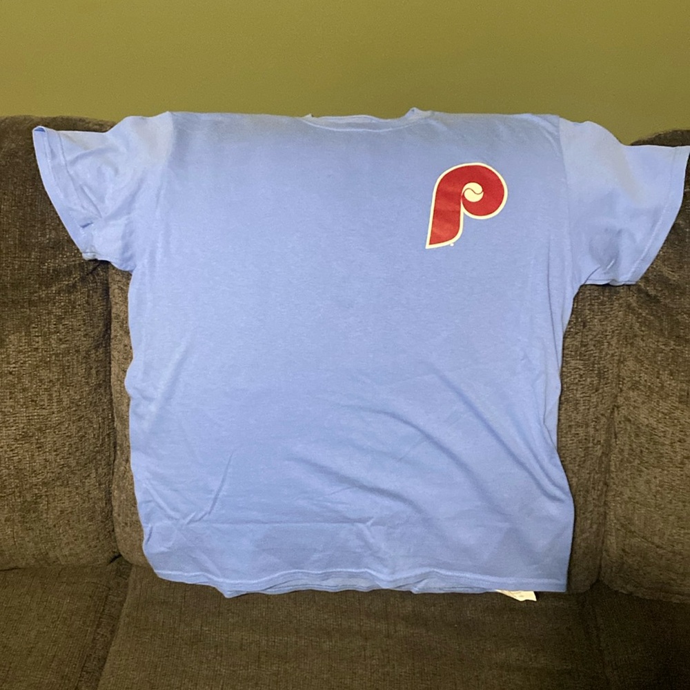 Light blue Phillies T shirt